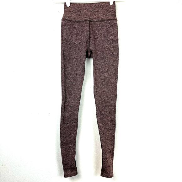 BuffBunny Leggings Pink Grey Heathered color Small - Picture 1 of 11